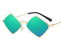 Women's Small Square 'Zion ' Metal Sunglasses