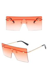 Women's Vintage 'Zone' Square Sunglasses