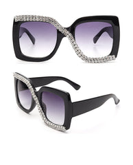 Women Luxury 'Shine It' Oversized Sunglasses