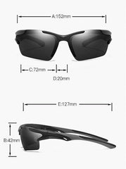 Unisex Sports Cycling 'Onatah Sports' Plastic Sunglasses