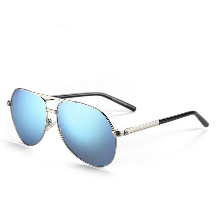 Men's Oval Aviator 'Meadows'  Metal Sunglasses