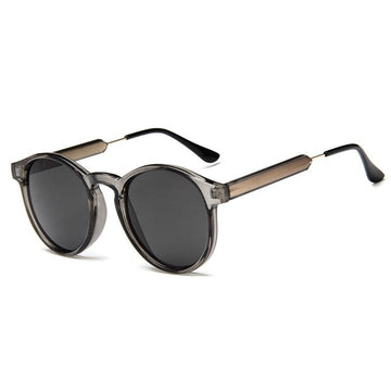 Women's Retro Round 'The Jitter Bug' Plastic Sunglasses