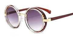 Women's Oversized Round 'Isidore ' Metal Sunglasses