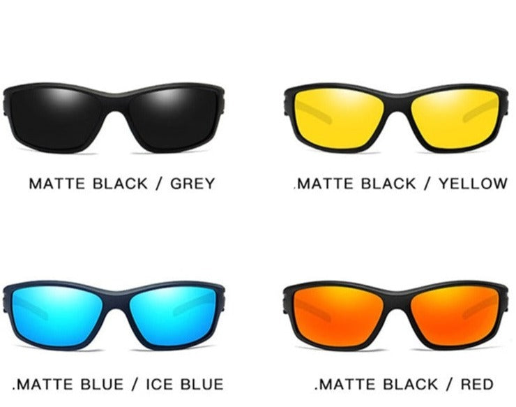 Men's Polarized 'Don' Plastic Sports Sunglasses