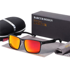 Men's Aluminium 'Prime' Square Sunglasses