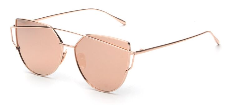 Women's Cat Eye 'The Glam' Metal Sunglasses