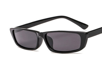 Women's Rectangle 'Simply Foos' Plastic Sunglasses