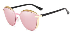 Women's Polarized Cat Eye 'Seven Girls' Metal Sunglasses