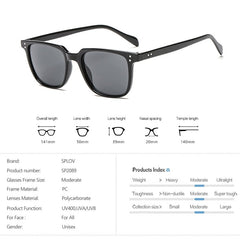 Men's Square 'Joni' Plastic Sunglasses