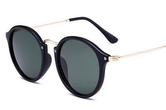 Men's Vintage Round 'Maleko ' Metal Sunglasses