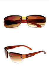 Men's Vintage Square  "Funky Cowboy" Plastic Sunglasses