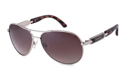 Women's Polarized Pilot 'Pink Panther' Metal Sunglasses