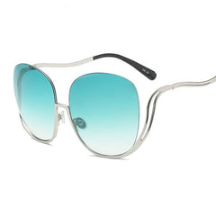 Women's Oversized 'Sun Kissed' Round Sunglasses