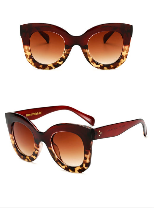 Women's Cat Eye 'In To The Jungle' Vintage Sunglasses
