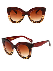 Women's Retro Cat Eye 'Funky Shades' Plastic Sunglasses