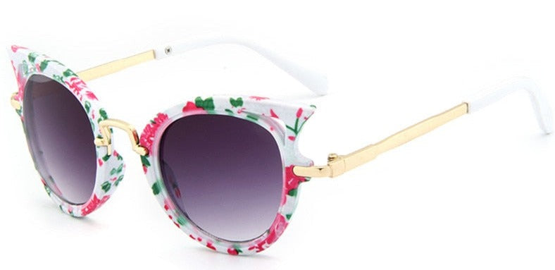 Kid's Girls Cat Eye 'Sioban Eye Wear' Plastic Sunglasses