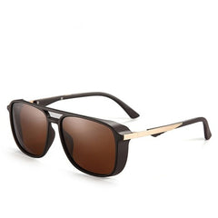 Men's Anti Reflective 'Sunstop' Square Sunglasses