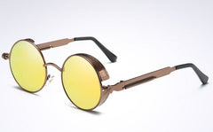 Men's Polarized Round 'Blake' Metal Sunglasses