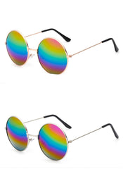 Men's Classic Round 'Circles' Metal Sunglasses