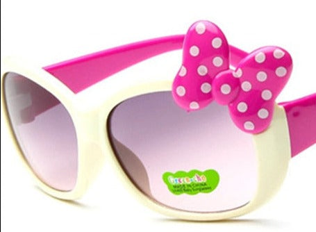 Kid's Girls Butterfly 'Aponi Eye' Plastic Sunglasses