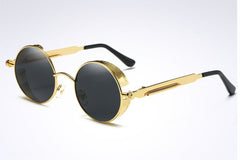 Men's Polarized Round 'Blake' Metal Sunglasses