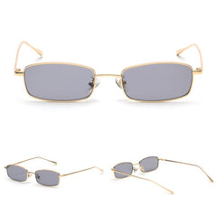 Men's Rectangle 'Vincent' Alloy Sunglasses