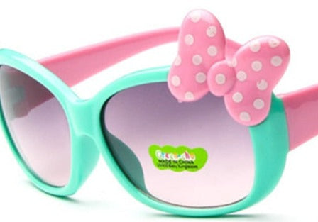 Kid's Girls Butterfly 'Aponi Eye' Plastic Sunglasses