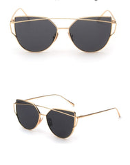 Women's Cat Eye 'The Glam' Metal Sunglasses