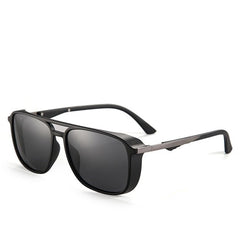 Men's Anti Reflective 'Sunstop' Square Sunglasses