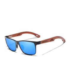 Men's Square 'Toni' Wooden Sunglasses