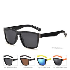 Men's Classic Square 'Recap' Plastic Sunglasses