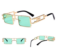 Men's Rectangular 'Snowshades' Gradient Sunglasses