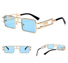 Men's Rectangular 'Snowshades' Gradient Sunglasses