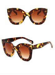 Women's Cat Eye 'In To The Jungle' Vintage Sunglasses