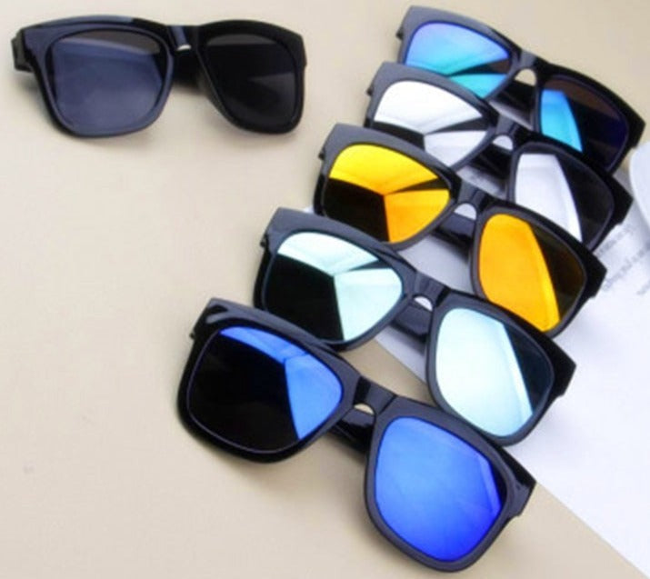 Kid's Boys Square ' The Mirror Man' Plastic Sunglasses