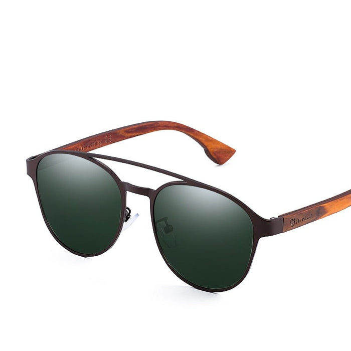 Men's Wood Polarized 'Fasten' Polarized Sunglasses