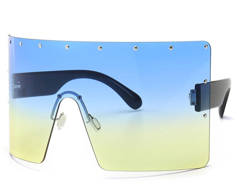 Women's Oversized Square 'Orduha' Plastic Sunglasses