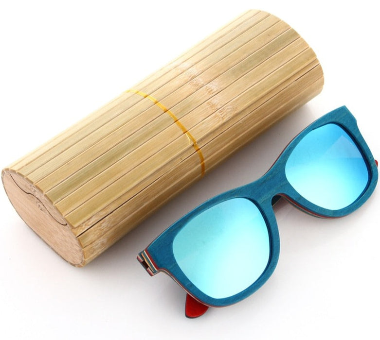 Men's Polarized 'Ludwig Sun' Wooden Sunglasses