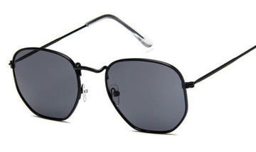 Women's Oversized Square 'Tweetie' Metal Sunglasses