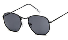 Women's Oversized Square 'Tweetie' Metal Sunglasses