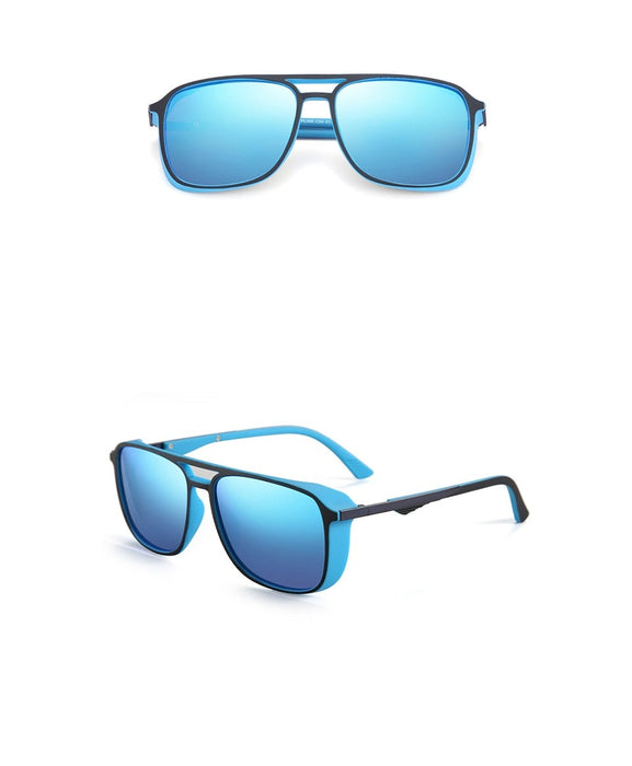 Men's Anti Reflective 'Sunstop' Square Sunglasses