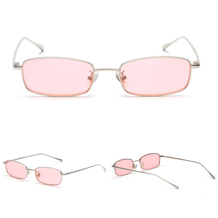 Men's Rectangle 'Vincent' Alloy Sunglasses