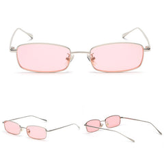 Men's Rectangle 'Vincent' Alloy Sunglasses