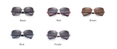 Women's Luxury Square 'Giant' Metal Sunglasses