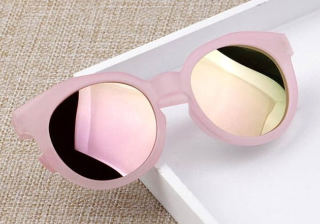 Kid's Girls Round 'Ellie Eye' Plastic Sunglasses