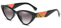 Women's Cat Eye 'Happy Color ' Plastic Sunglasses