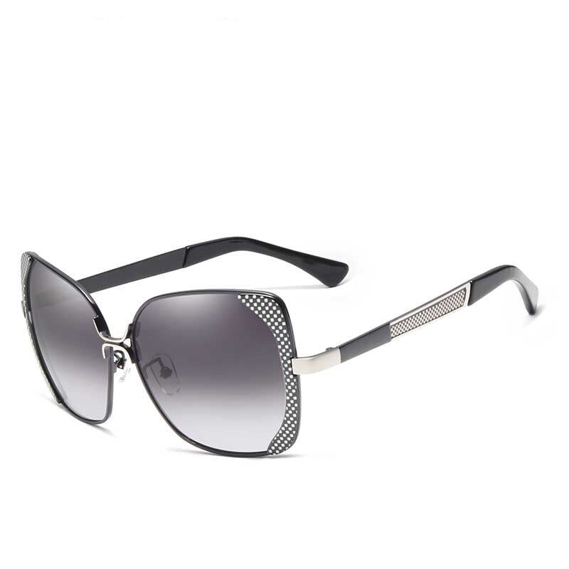 Women's Luxury Square 'Giant' Metal Sunglasses