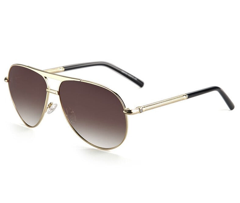 Men's Aviator Oval 'Top Gun' Metal Sunglasses