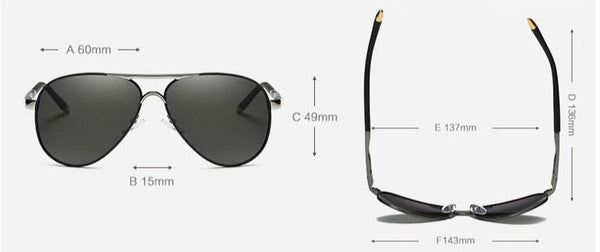 Men's Aviator 'Dash' Alloy Sunglasses