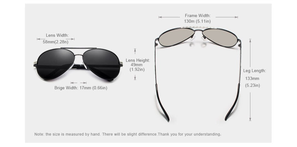 Men's Aviator 'Pretty Boy' Polarized Sunglasses